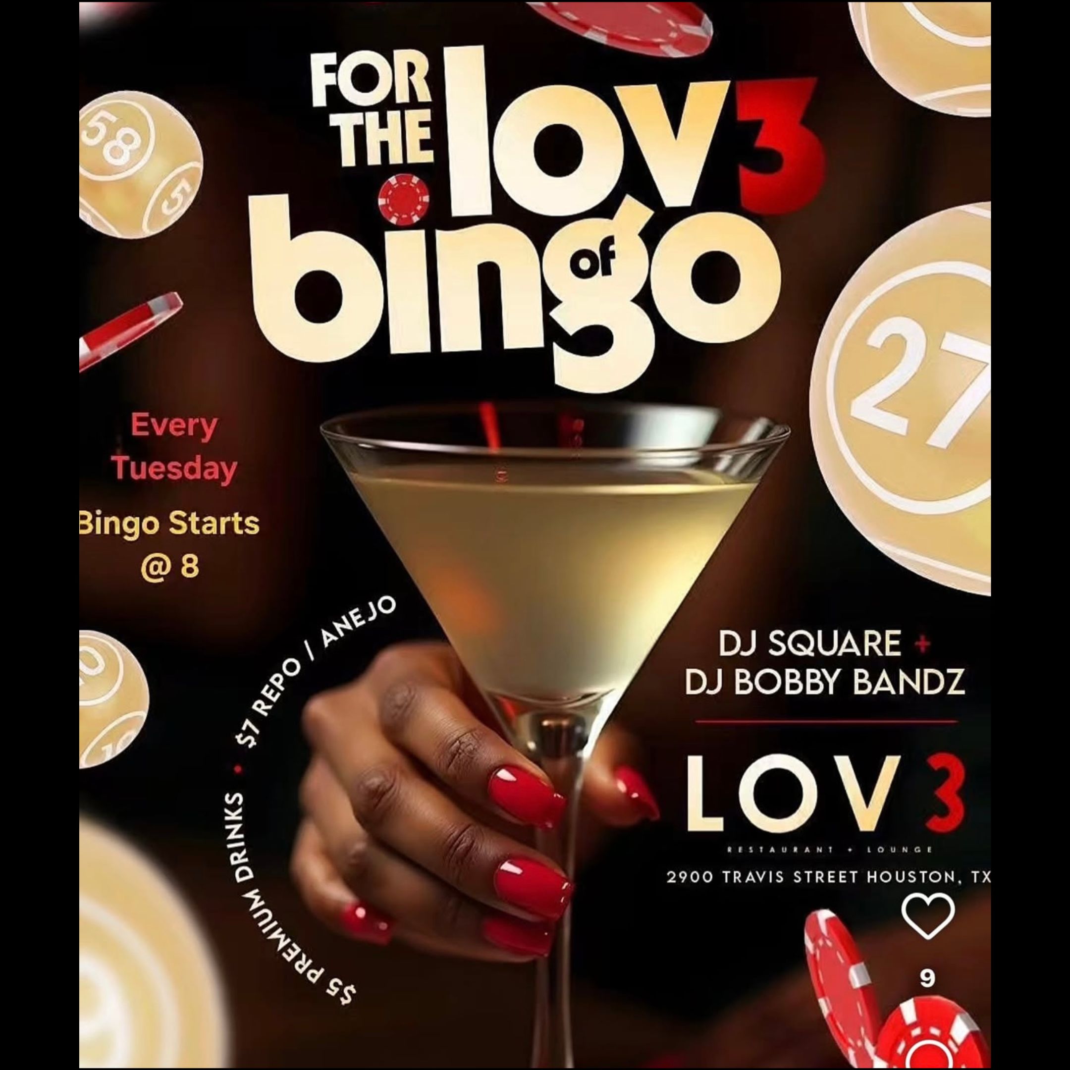 For the LOV3 of Bingo
